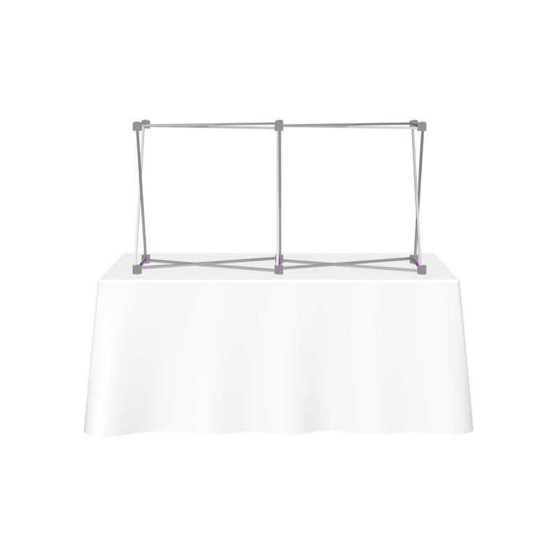 Hopup 5ft Straight Tabletop Tension Fabric Display