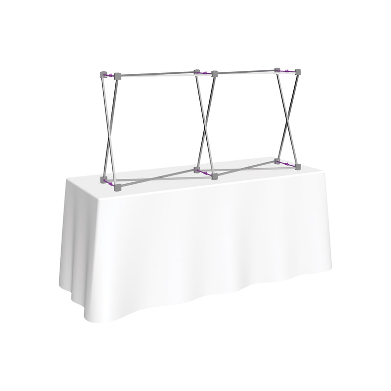 Hopup 5ft Straight Tabletop Tension Fabric Display