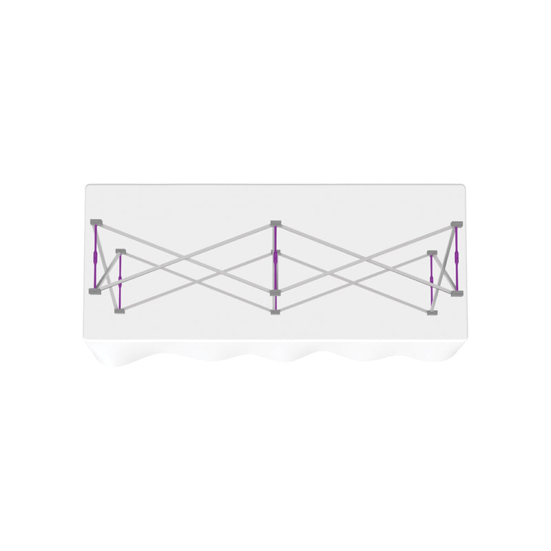 Hopup 5ft Straight Tabletop Tension Fabric Display