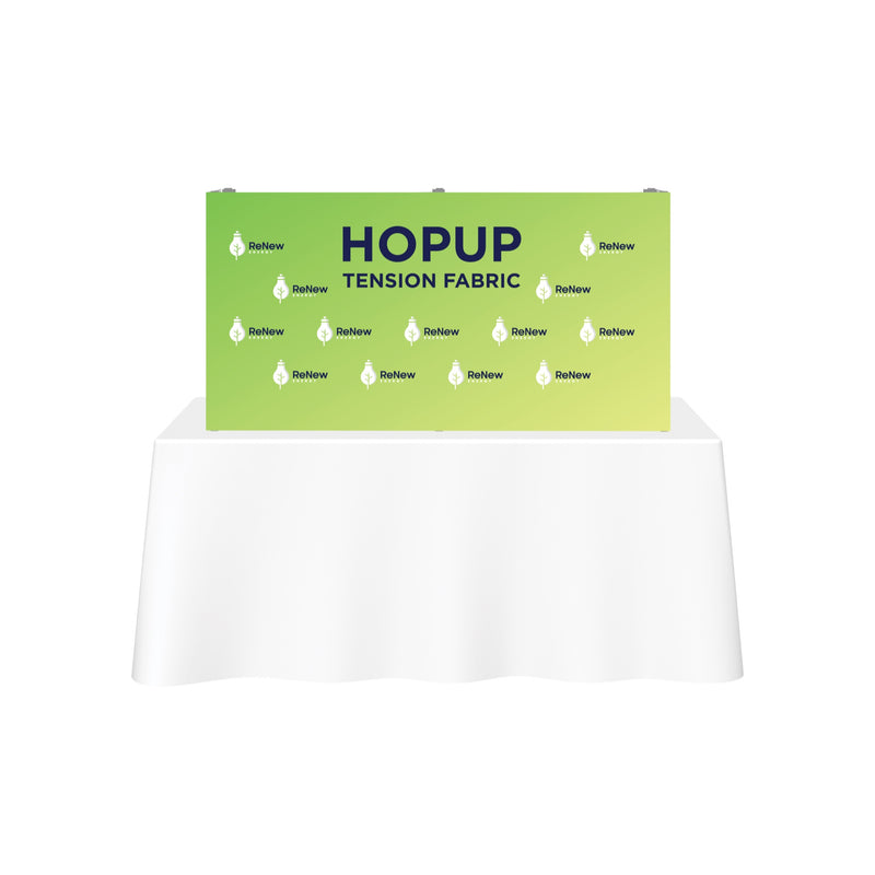 Hopup 5ft Straight Tabletop Tension Fabric Display