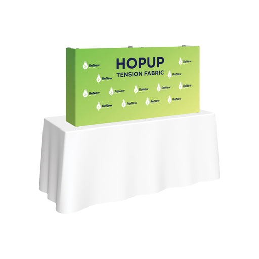 Hopup 5ft Straight Tabletop Tension Fabric Display