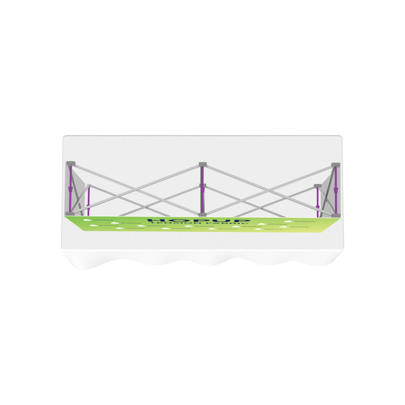 Hopup 5ft Straight Tabletop Tension Fabric Display