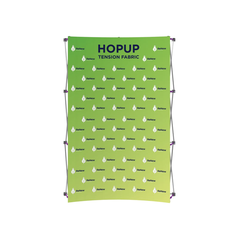 Hopup 5.5ft Curved Full Height Tension Fabric Display