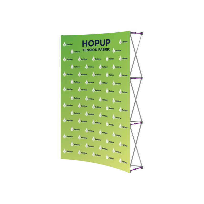 Hopup 5.5ft Curved Full Height Tension Fabric Display
