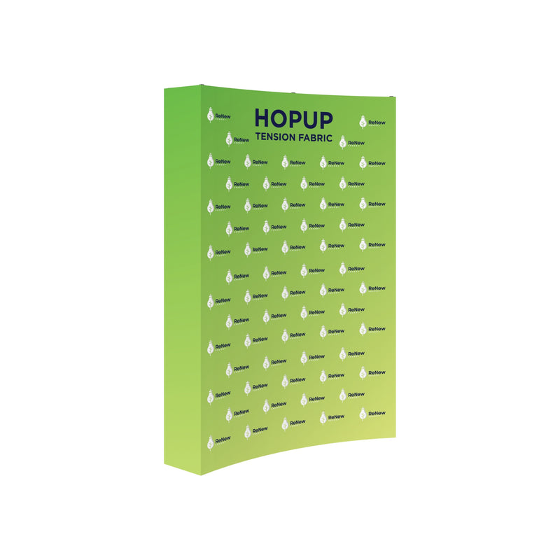 Hopup 5.5ft Curved Full Height Tension Fabric Display