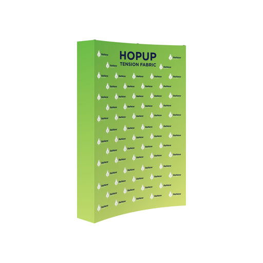 Hopup 5.5ft Curved Full Height Tension Fabric Display