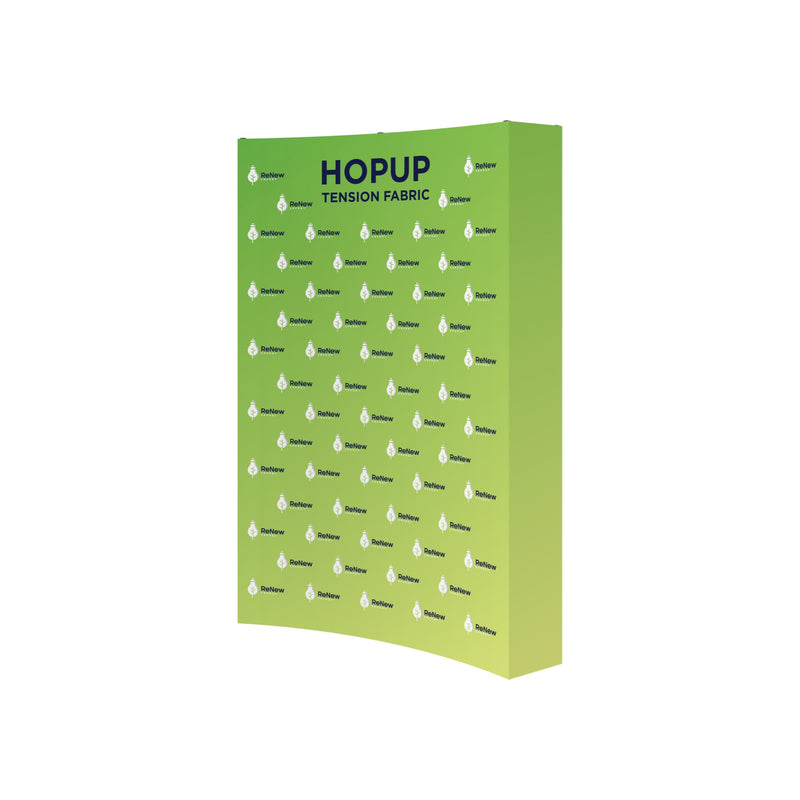 Hopup 5.5ft Curved Full Height Tension Fabric Display