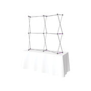 Hopup 5.5ft Curved Square Tabletop Tension Fabric Display