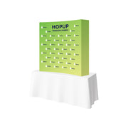 Hopup 5.5ft Curved Square Tabletop Tension Fabric Display