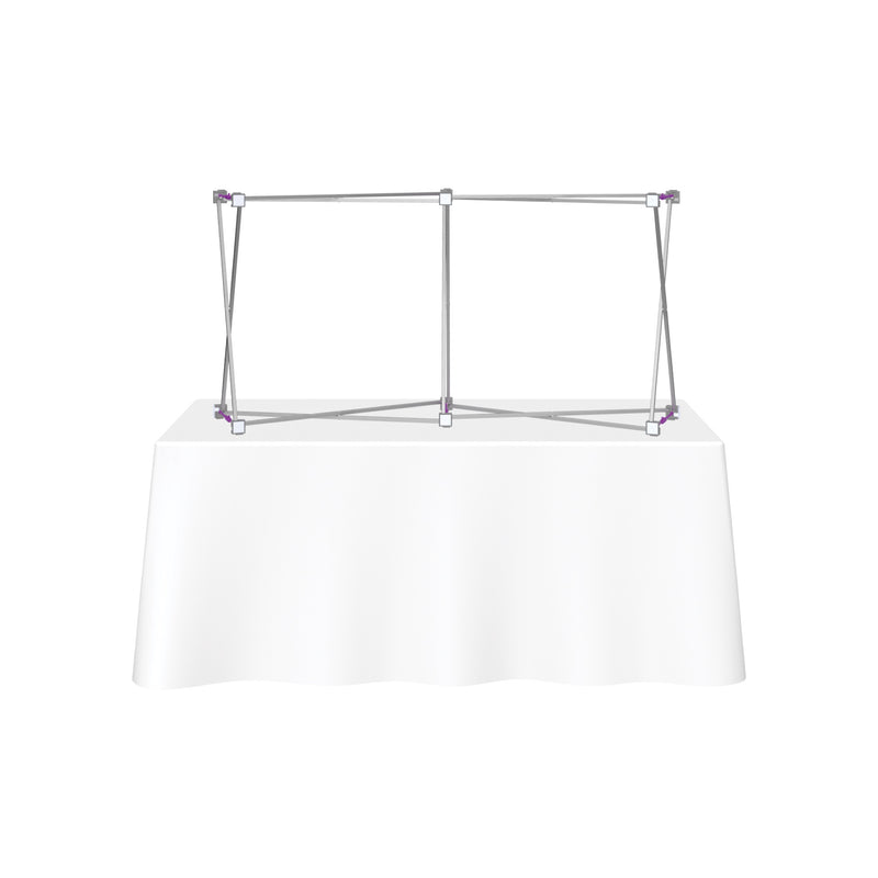 Hopup 5.5ft Curved Tabletop Tension Fabric Display