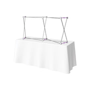 Hopup 5.5ft Curved Tabletop Tension Fabric Display