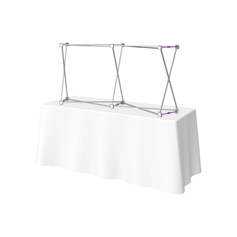 Hopup 5.5ft Curved Tabletop Tension Fabric Display