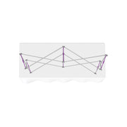 Hopup 5.5ft Curved Tabletop Tension Fabric Display