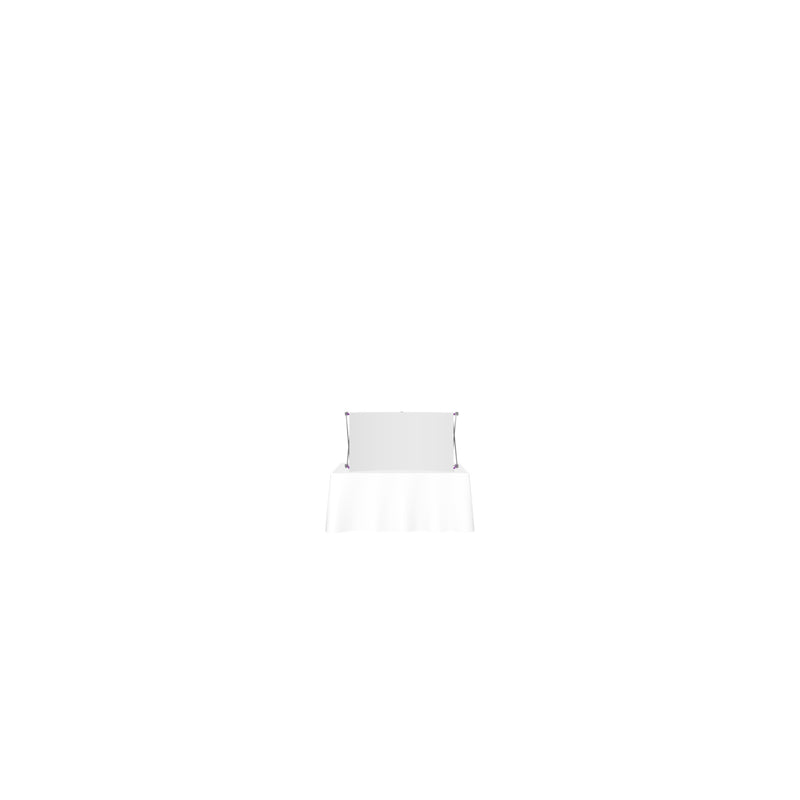 Hopup 5.5ft Curved Tabletop Tension Fabric Display