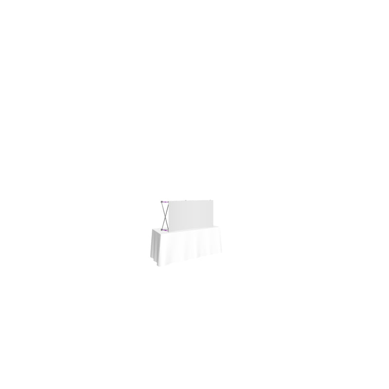 Hopup 5.5ft Curved Tabletop Tension Fabric Display