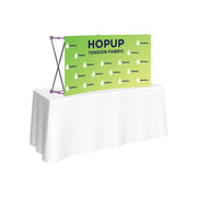 Hopup 5.5ft Curved Tabletop Tension Fabric Display