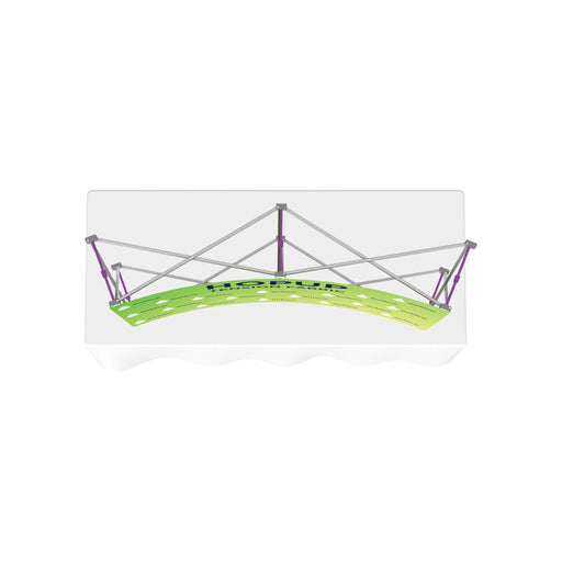 Hopup 5.5ft Curved Tabletop Tension Fabric Display