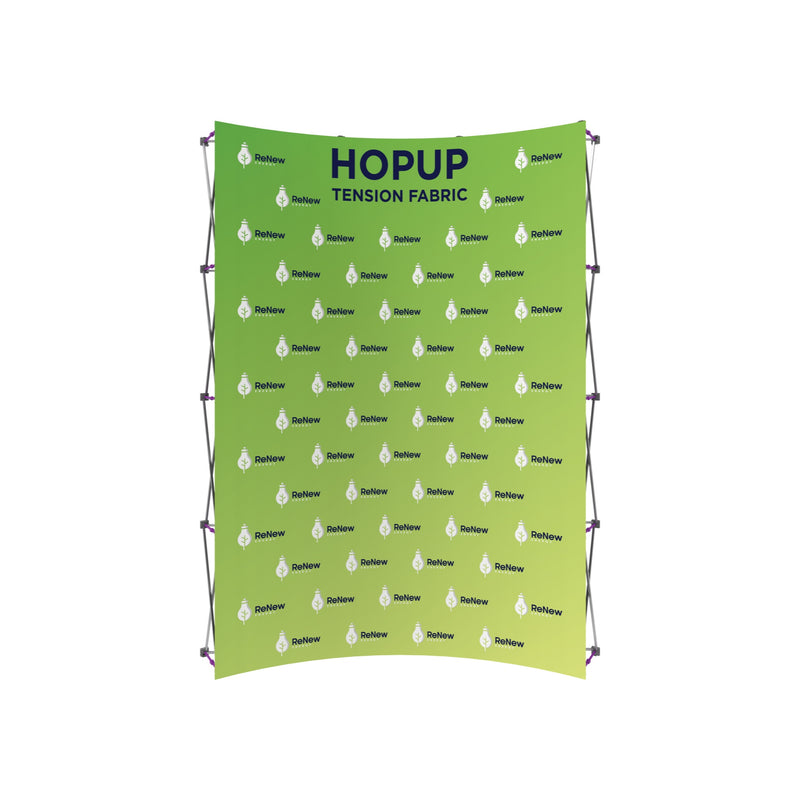 Hopup 7.5ft Curved Extra Tall Tension Fabric Display