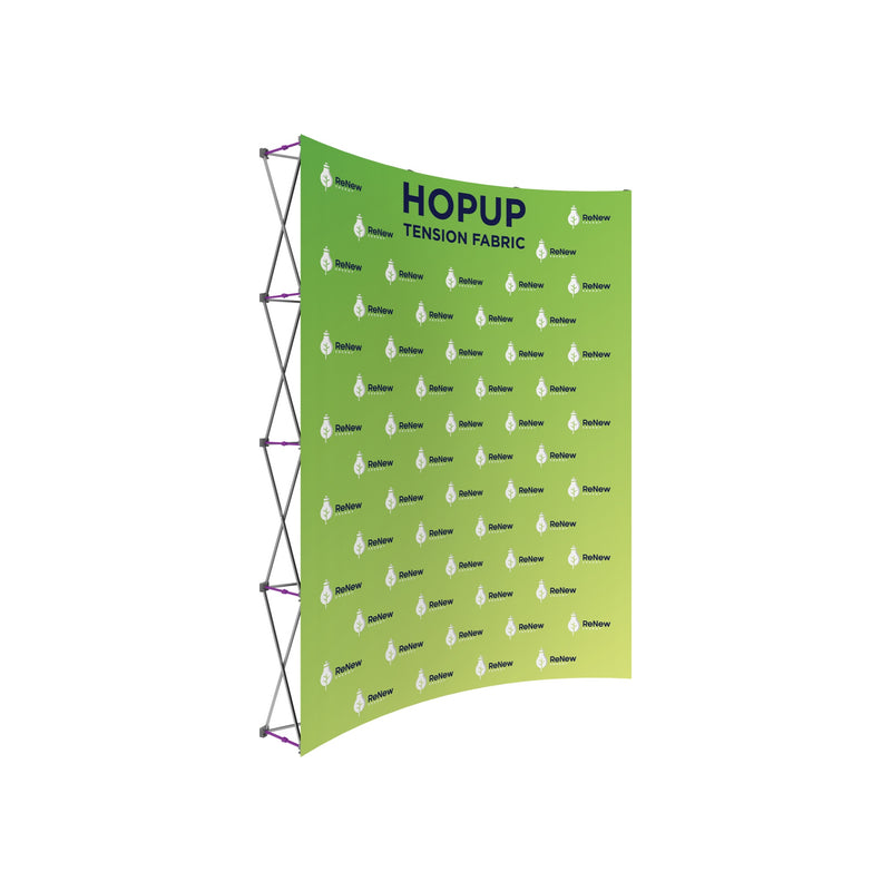 Hopup 7.5ft Curved Extra Tall Tension Fabric Display