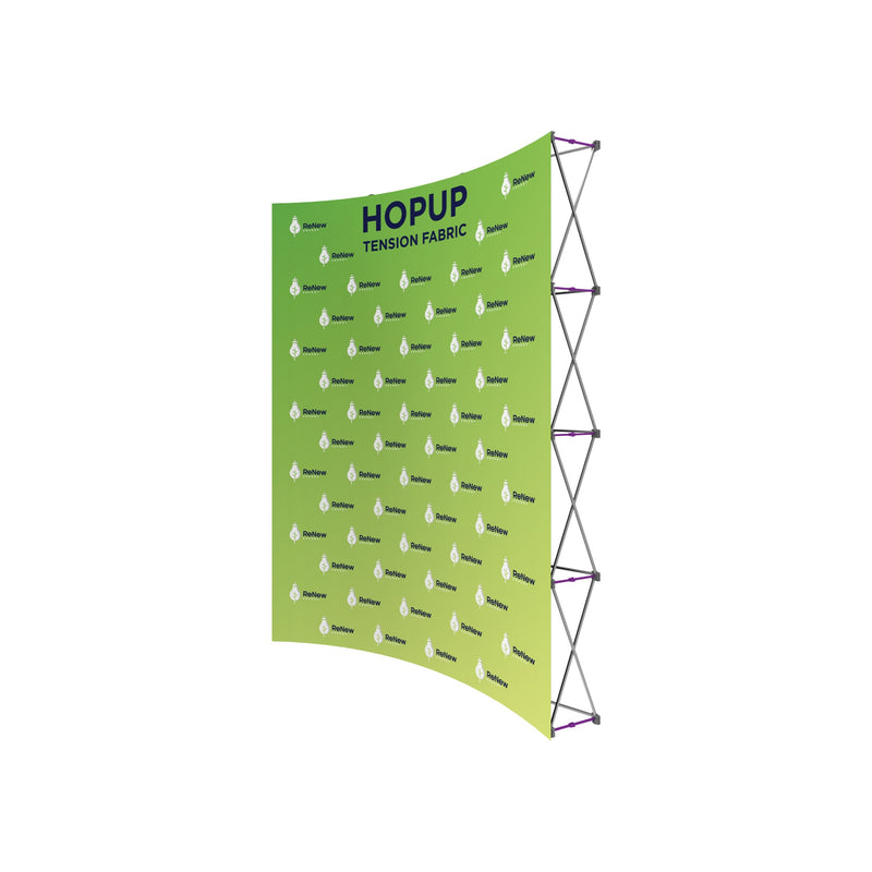 Hopup 7.5ft Curved Extra Tall Tension Fabric Display