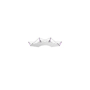 Hopup 7.5ft Curved Extra Tall Tension Fabric Display