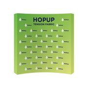 Hopup 7.5ft Curved Full Height Tension Fabric Display