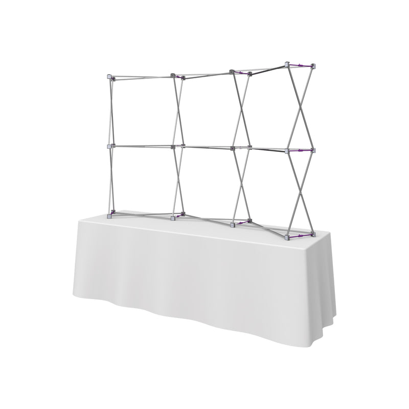 Hopup 7.5ft Curved Tabletop Tension Fabric Display