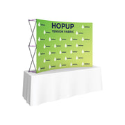 Hopup 7.5ft Curved Tabletop Tension Fabric Display