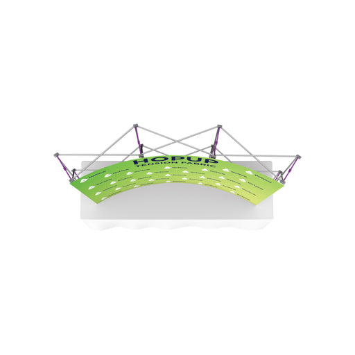 Hopup 7.5ft Curved Tabletop Tension Fabric Display