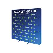 Hopup 7.5ft Backlit Straight Tension Fabric Display Kit