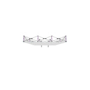 Hopup 7.5ft Backlit Straight Tension Fabric Display Kit
