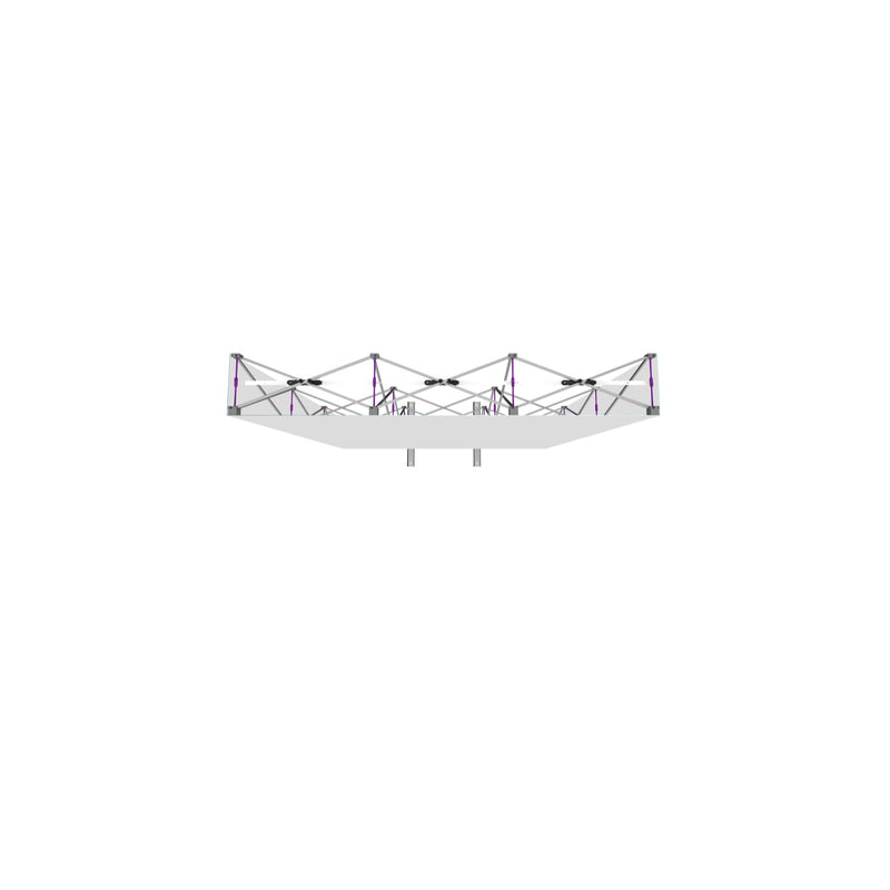Hopup 7.5ft Backlit Straight Tension Fabric Display Kit