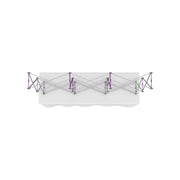 Hopup 7.5ft Straight Tabletop Tension Fabric Display