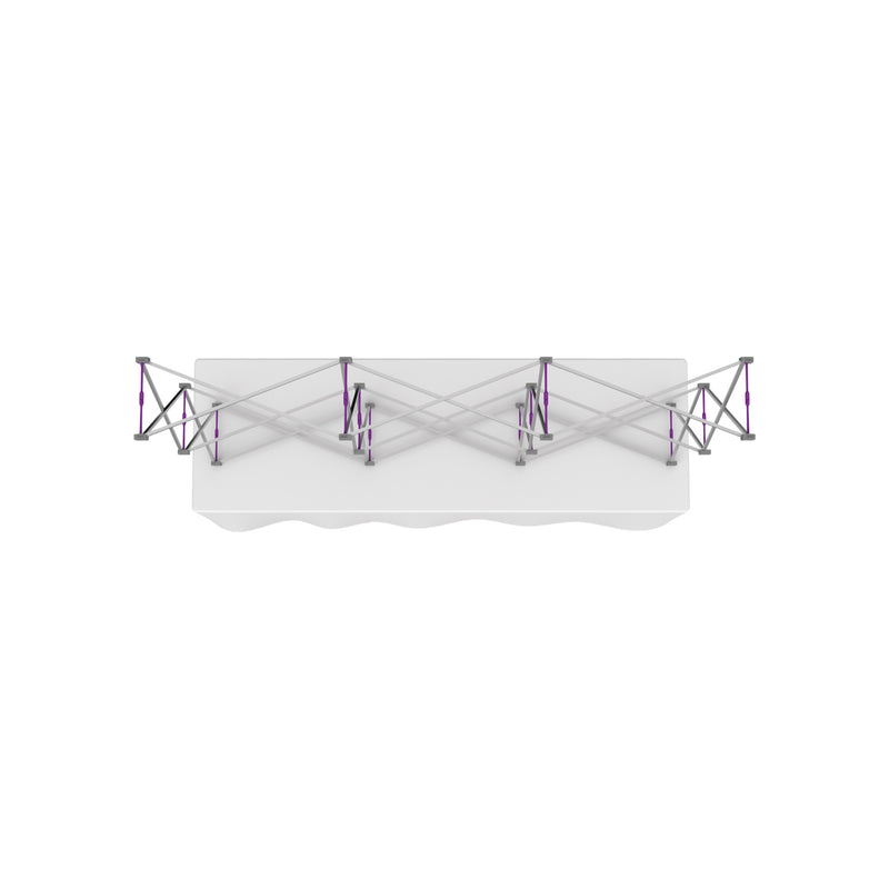 Hopup 7.5ft Straight Tabletop Tension Fabric Display