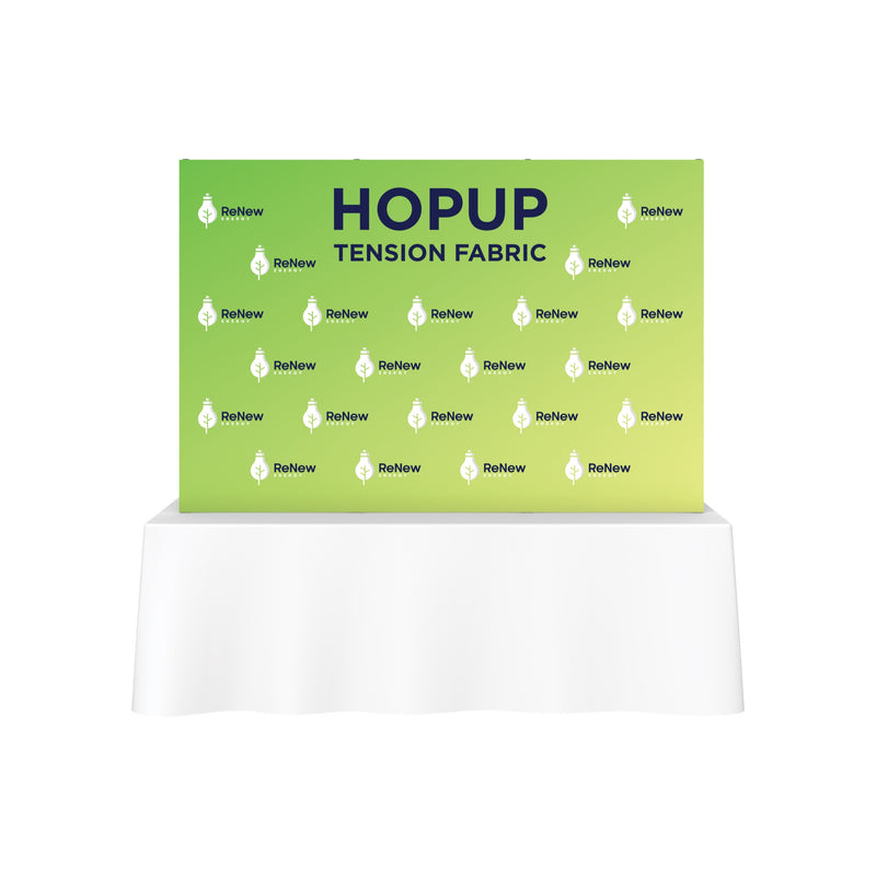 Hopup 7.5ft Straight Tabletop Tension Fabric Display
