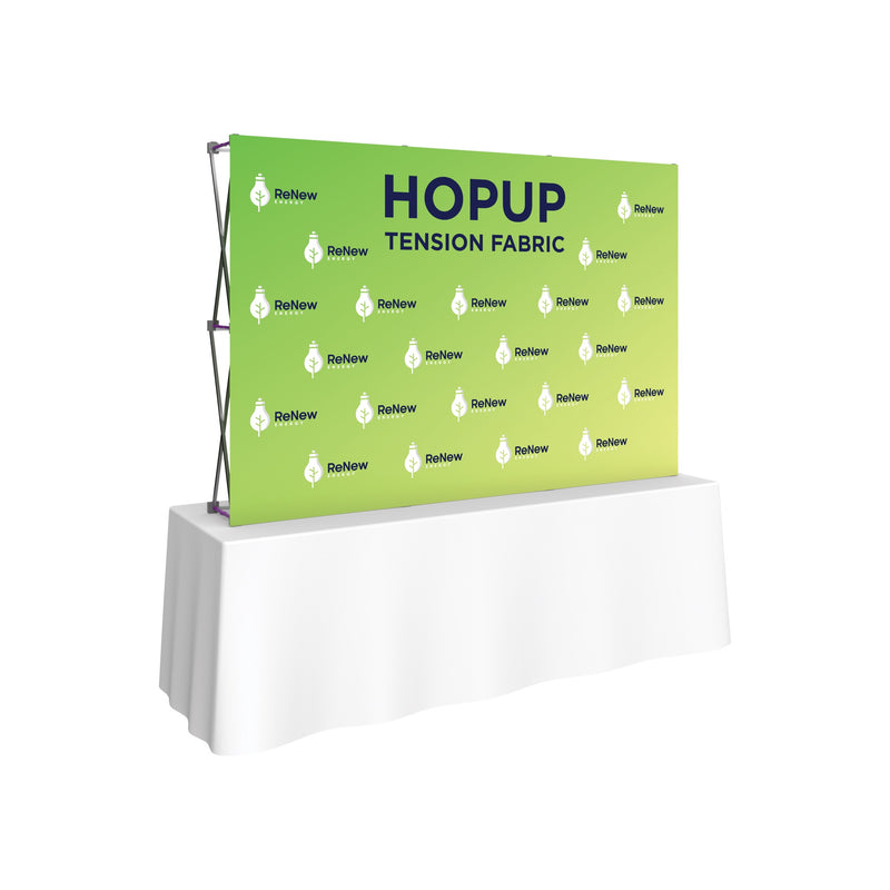 Hopup 7.5ft Straight Tabletop Tension Fabric Display