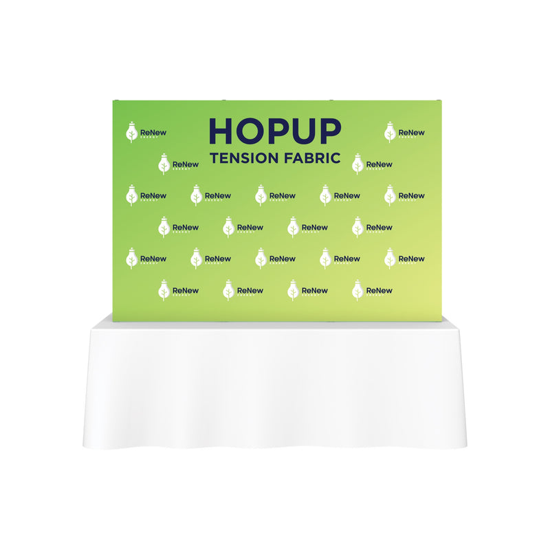 Hopup 7.5ft Straight Tabletop Tension Fabric Display