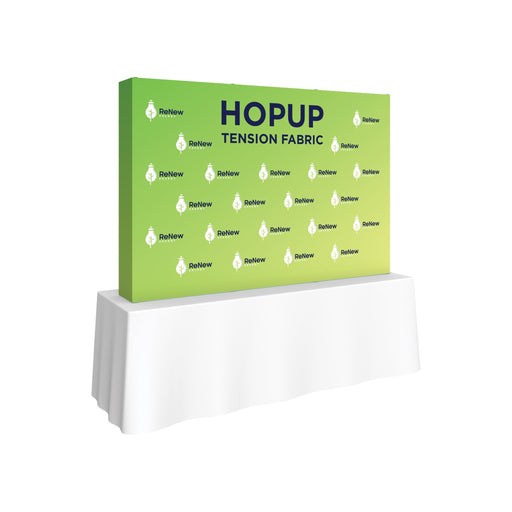 Hopup 7.5ft Straight Tabletop Tension Fabric Display