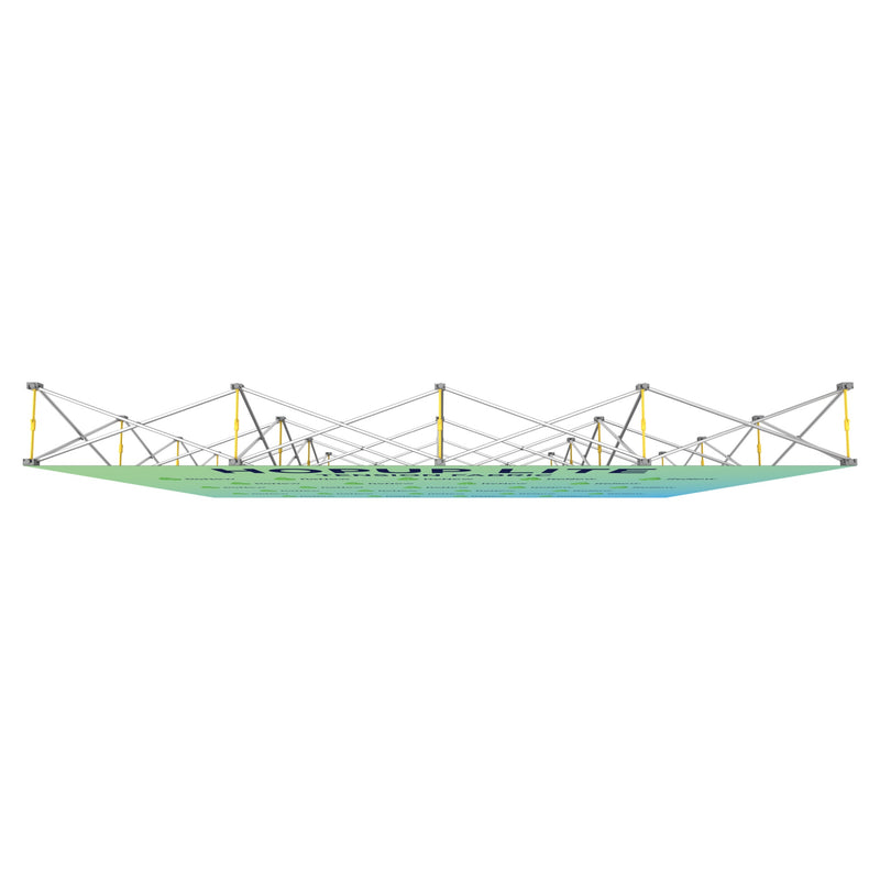 Hopup Lite 10ft Straight Full Height Tension Fabric Display