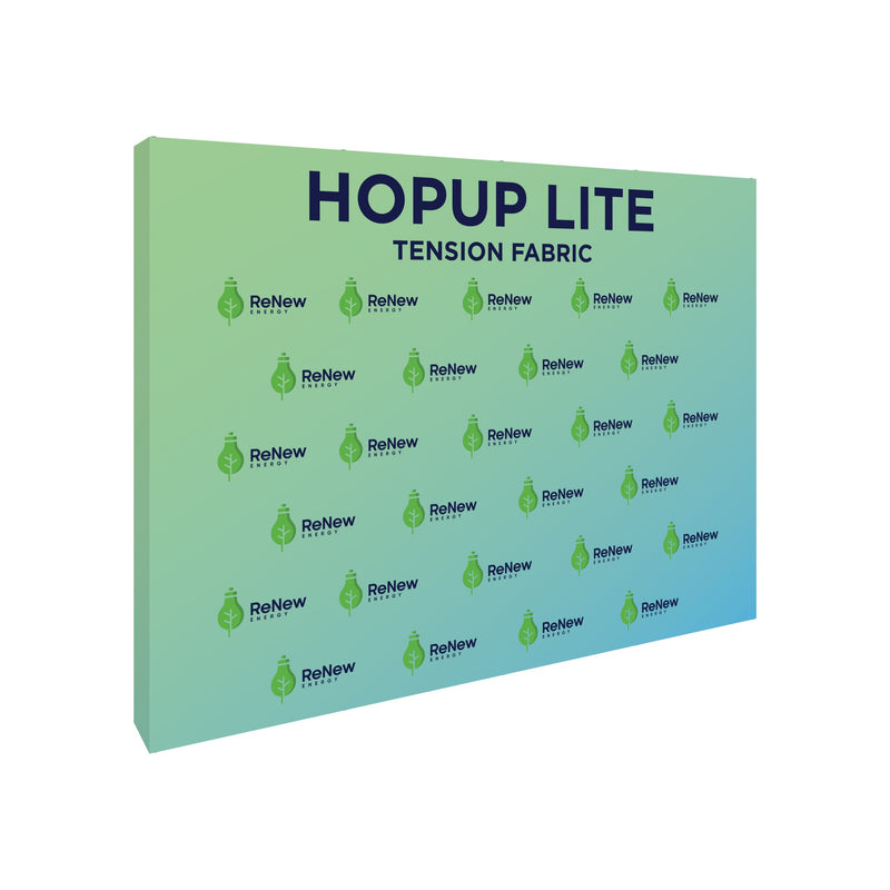 Hopup Lite 10ft Straight Full Height Tension Fabric Display