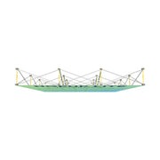Hopup Lite 8ft Straight Full Height Tension Fabric Display