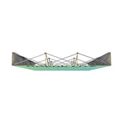 Hopup Lite 8ft Straight Full Height Tension Fabric Display
