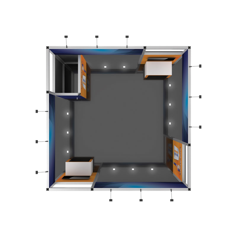 Hybrid Pro 20x20 Modular Island Kit 18B