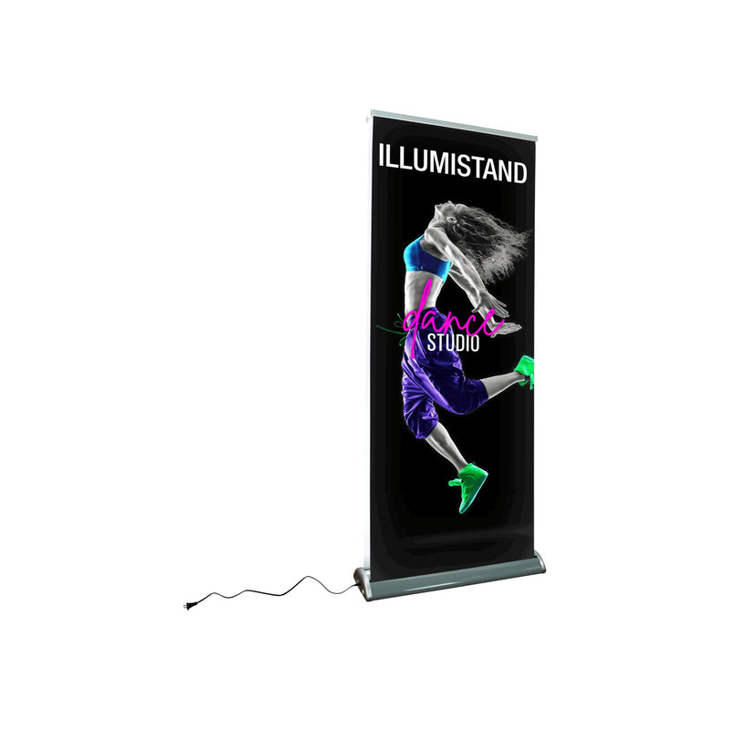 Illumistand Double Sided Light Up Retractable Banner Stand