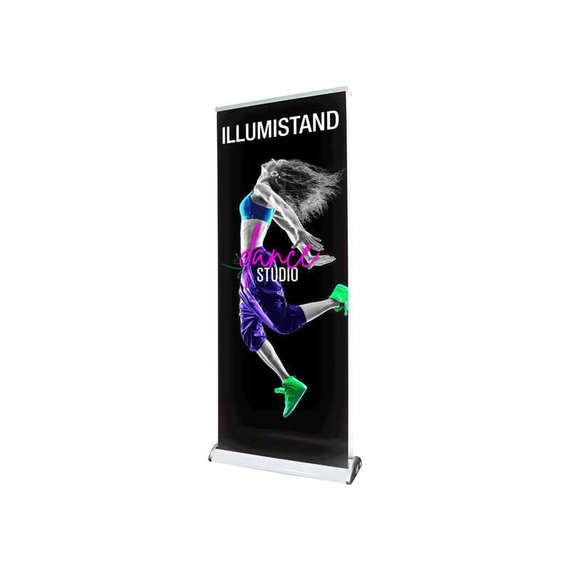 Illumistand Double Sided Light Up Retractable Banner Stand