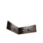 8ft x 8ft x 3ft L-Shaped Hanging Structure