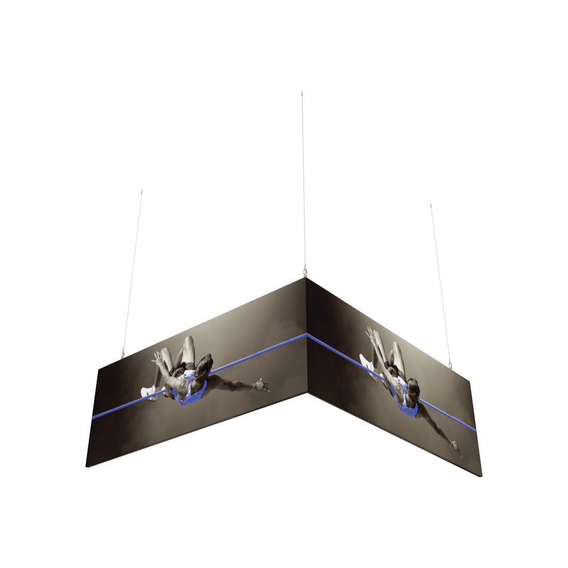 8ft x 8ft x 3ft L-Shaped Hanging Structure