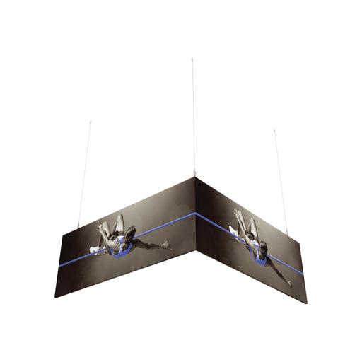 8ft x 8ft x 3ft L-Shaped Hanging Structure