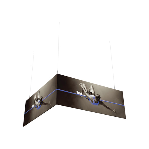 8ft x 8ft x 3ft L-Shaped Hanging Structure