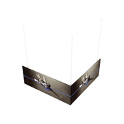 8ft x 8ft x 3ft L-Shaped Hanging Structure